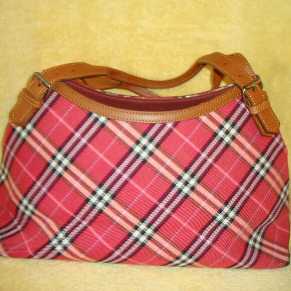 BURBERRY Blue Label Nova Check Tote Canvas NEVER USED CONDITION! - Picture 2 of 12